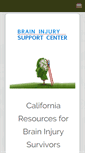 Mobile Screenshot of braininjurysupportcenter.com