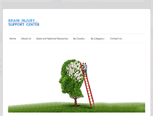 Tablet Screenshot of braininjurysupportcenter.com